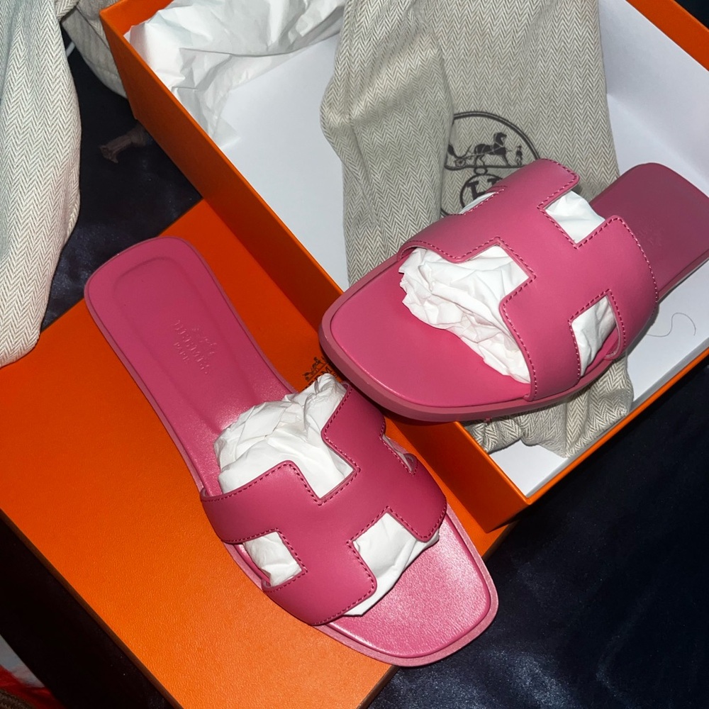 Hermes Oran Slide Sandals